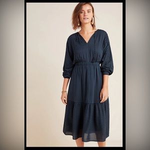 Anthropologie Dolan Margarita Shadow Stripe dress size xs